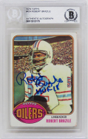 Robert Brazile1976 Topps #424 RC Inscribed "HOF 18" (Beckett) at PristineAuction.com