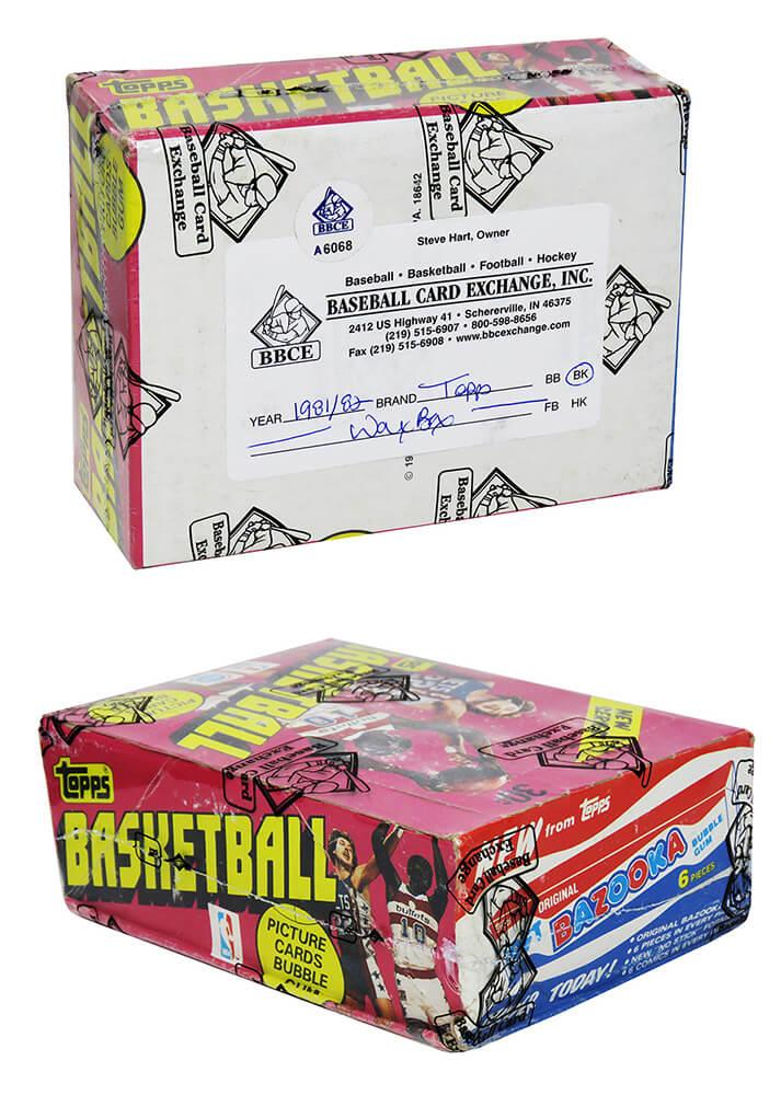 1981-82 Topps Basketball Wax Box with 36 Packs (BBCE) at PristineAuction.com 1981-82 Topps Basketball Wax Box with 36 Packs (BBCE) at PristineAuction.com