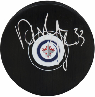 Dustin Byfuglien Signed Jets Logo Hockey Puck (Schwartz) at PristineAuction.com