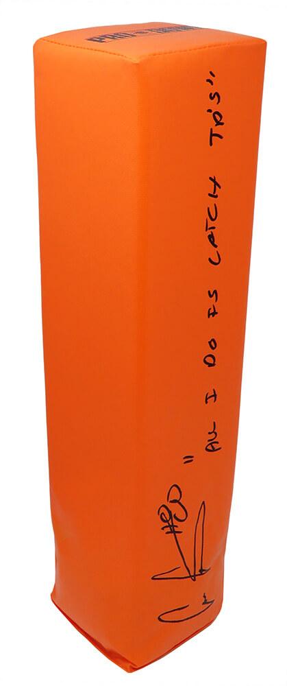 Cris Carter Signed Full-Size Pylon Inscribed "All I Do Is Catch TD's" (Schwartz) at PristineAuction.com Cris Carter Signed Full-Size Pylon Inscribed "All I Do Is Catch TD's" (Schwartz) at PristineAuction.com