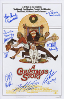 "A Christmas Story" 11x17 Photo Cast-Signed by (7) with Peter Billingsley, Scott Schwartz, Yano Anaya, Zack Ward With Character Inscriptions (Schwartz) at PristineAuction.com