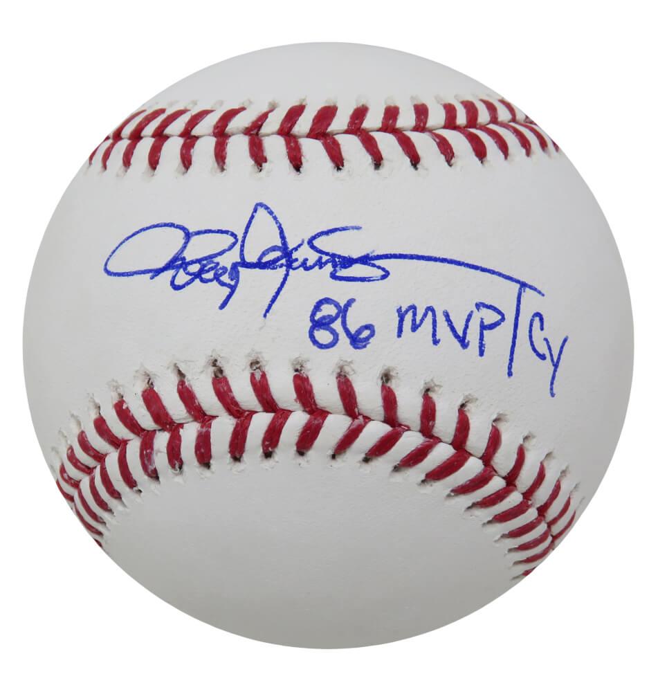 Roger Clemens Signed OML Baseball Inscribed "86 MVP/ CY" (TriStar) at PristineAuction.com Roger Clemens Signed OML Baseball Inscribed "86 MVP/ CY" (TriStar) at PristineAuction.com