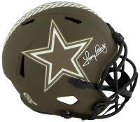 Tony Dorsett Signed Cowboys Full-Size Salute To Service Alternate Speed Helmet (Schwartz) at PristineAuction.com