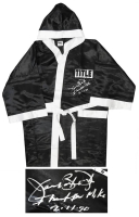 James Buster Douglas Signed Boxing Robe Inscribed "I Beat Iron Mike 2-11-90" (Schwartz) at PristineAuction.com