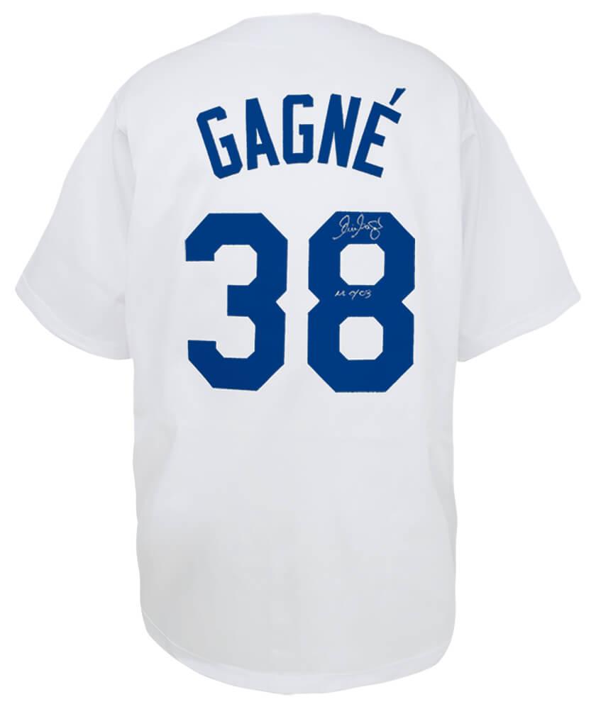 Eric Gagne Signed Jersey Inscribed "NL CY 03" (Schwartz) at PristineAuction.com Eric Gagne Signed Jersey Inscribed "NL CY 03" (Schwartz) at PristineAuction.com