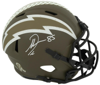 Antonio Gates Signed Chargers Full-Size Salute to Service Alternate Speed Helmet (Schwartz) at PristineAuction.com