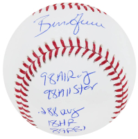 Ben Grieve Signed OML Baseball Inscribed "98 AL ROY", "98 All Star", ".288 Avg", "18 HRs" & "89 RBIs" (Schwartz) at PristineAuction.com