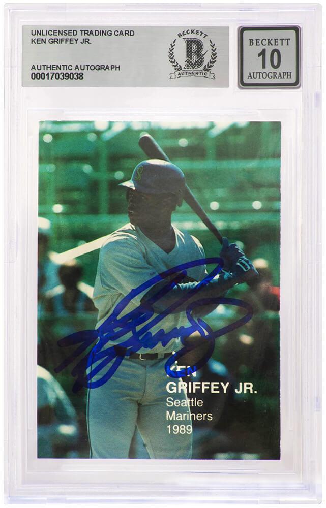 Ken Griffey Jr. Signed Trading Card #2 (BGS | Auto 10) at PristineAuction.com Ken Griffey Jr. Signed Trading Card #2 (BGS | Auto 10) at PristineAuction.com