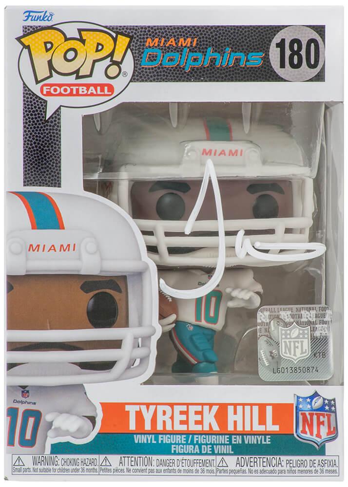 Tyreek Hill Signed Dolphins #180 Funko Pop! Vinyl Figure (Schwartz) at PristineAuction.com Tyreek Hill Signed Dolphins #180 Funko Pop! Vinyl Figure (Schwartz) at PristineAuction.com