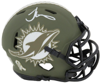 Tyreek Hill Signed Dolphins Salute to Service Alternate Speed Mini Helmet (Schwartz) at PristineAuction.com