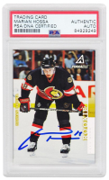 Marian Hossa Signed 1997-98 Pinnacle #17 RC (PSA) at PristineAuction.com