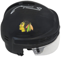 Marian Hossa Signed Blackhawks Mini Helmet (Schwartz) at PristineAuction.com