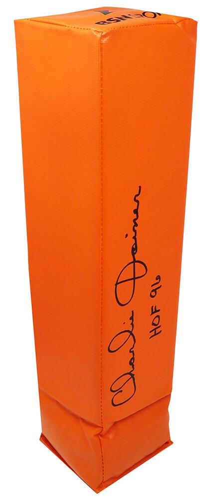 Charlie Joiner Signed End Zone Pylon Inscribed "HOF 96" (Schwartz) at PristineAuction.com Charlie Joiner Signed End Zone Pylon Inscribed "HOF 96" (Schwartz) at PristineAuction.com