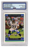 Walter Jones Signed 2006 Topps #15 Inscribed "HOF 14" (PSA) at PristineAuction.com