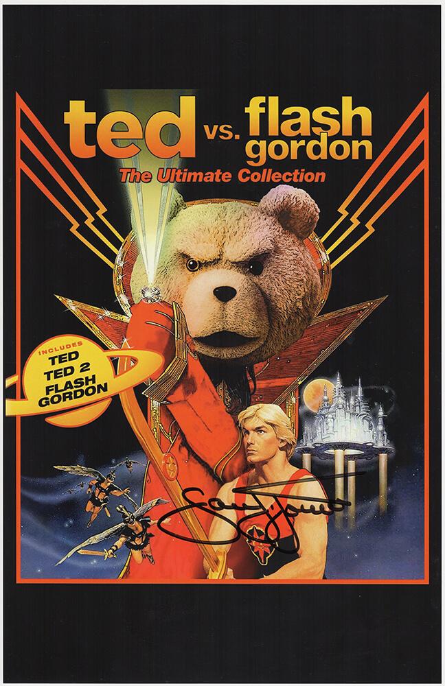 Sam J. Jones Signed "Ted" 11x17 Movie Poster (Schwartz) at PristineAuction.com Sam J. Jones Signed "Ted" 11x17 Movie Poster (Schwartz) at PristineAuction.com