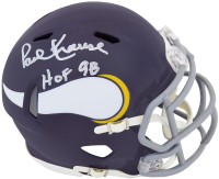 Paul Krause Signed Vikings Speed Mini Helmet Inscribed "HOF 98" (Schwartz) at PristineAuction.com