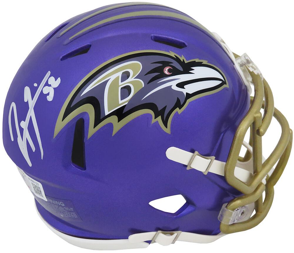 Ray Lewis Signed Ravens Flash Alternate Speed Mini Helmet (Beckett) at PristineAuction.com Ray Lewis Signed Ravens Flash Alternate Speed Mini Helmet (Beckett) at PristineAuction.com