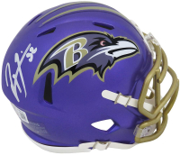 Ray Lewis Signed Ravens Flash Alternate Speed Mini Helmet (Beckett) at PristineAuction.com