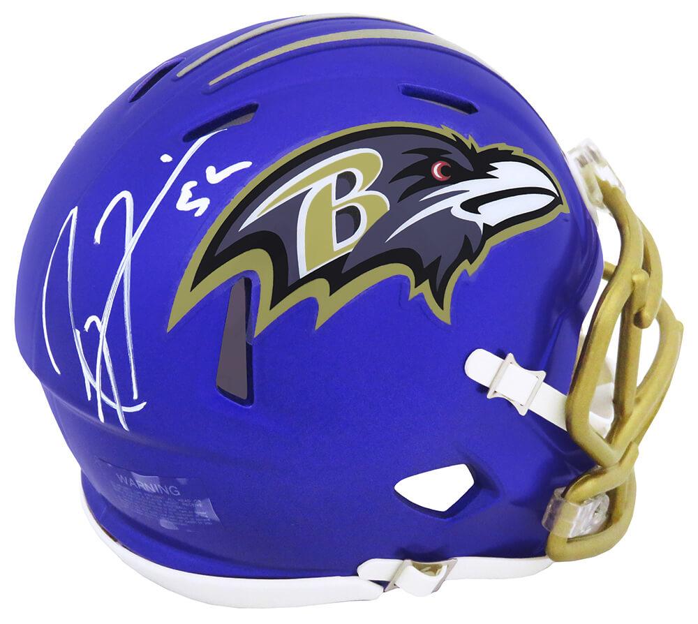 Ray Lewis Signed Ravens Flash Alternate Speed Mini Helmet (Schwartz) at PristineAuction.com Ray Lewis Signed Ravens Flash Alternate Speed Mini Helmet (Schwartz) at PristineAuction.com