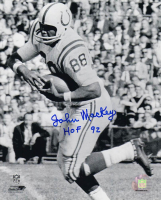 John Mackey Signed Colts 8x10 Photo Inscribed "HOF 92" (Schwartz) at PristineAuction.com