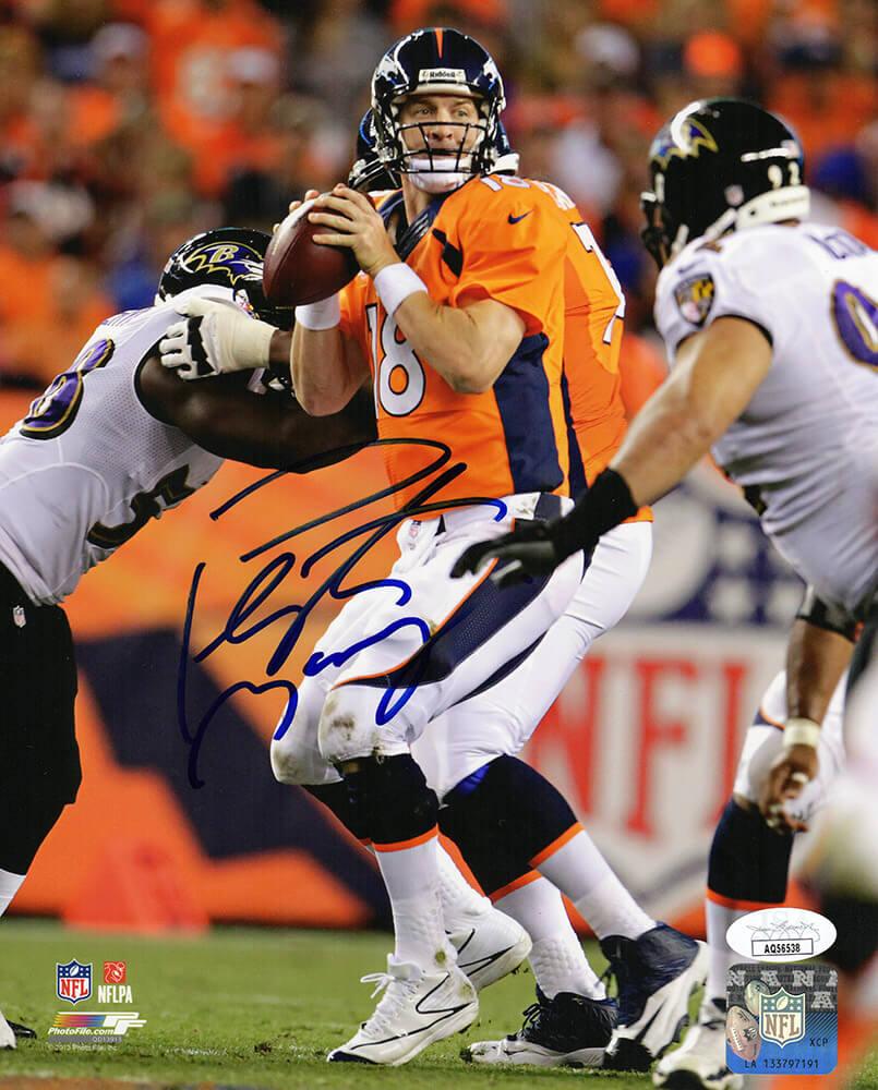 Peyton Manning Signed Broncos 8x10 Photo (JSA) at PristineAuction.com Peyton Manning Signed Broncos 8x10 Photo (JSA) at PristineAuction.com