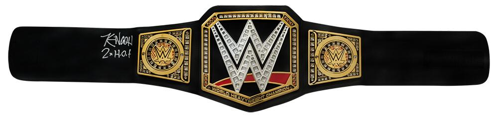 Kevin Nash Signed WWE Heavyweight Champion Wrestling Belt Inscribed "2x HOF" (Schwartz) at PristineAuction.com Kevin Nash Signed WWE Heavyweight Champion Wrestling Belt Inscribed "2x HOF" (Schwartz) at PristineAuction.com