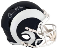 Orlando Pace Signed Rams Riddell Full-Size Speed Helmet Inscribed "HOF 16" (Schwartz) at PristineAuction.com