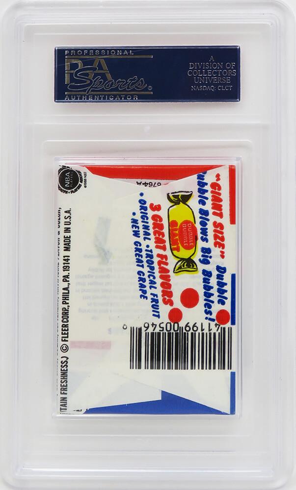1986 Fleer Basketball Unopened Wax Pack (PSA 8) at PristineAuction.com 1986 Fleer Basketball Unopened Wax Pack (PSA 8) at PristineAuction.com