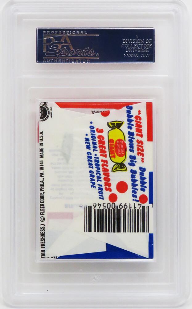 1986 Fleer Basketball Unopened Wax Pack (PSA 8) at PristineAuction.com 1986 Fleer Basketball Unopened Wax Pack (PSA 8) at PristineAuction.com