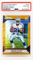 Ezekiel Elliott 2016 Panini Prizm Football Orange Prizm #238 #/299 RC (PSA 10) at PristineAuction.com