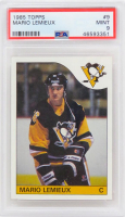 Mario Lemieux 1985 Topps Hockey RC #9 - (PSA | Grade 9) at PristineAuction.com