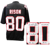 Andre Rison Signed Jersey Inscribed "Bad Moon", "5x Pro Bowl", "743 Rec", "10,205 Yds" & "84 TD's" (Schwartz) at PristineAuction.com