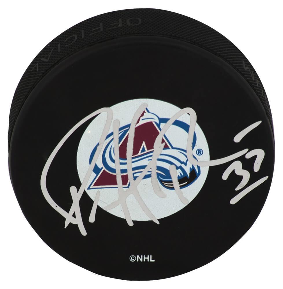 Patrick Roy Signed Avalanche Logo Hockey Puck (JSA) at PristineAuction.com Patrick Roy Signed Avalanche Logo Hockey Puck (JSA) at PristineAuction.com