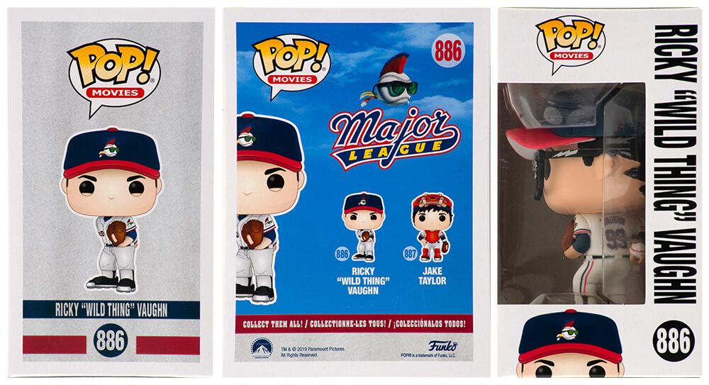 Charlie Sheen Signed "Major League" #886 Ricky "Wild Thing" Vaughn Funko Pop! Vinyl Figure (Schwartz) at PristineAuction.com Charlie Sheen Signed "Major League" #886 Ricky "Wild Thing" Vaughn Funko Pop! Vinyl Figure (Schwartz) at PristineAuction.com
