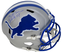 Billy Sims Signed Lions Full-Size Throwback Alternate Speed Helmet Inscribed "80 R.O.Y." (Schwartz) at PristineAuction.com