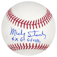 Mickey Stanley Signed OML Baseball Inscribed "4x G.Glove" (Schwartz) at PristineAuction.com