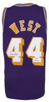 Jerry West Signed Lakers Authentic Mitchell & Ness Jersey Inscribed "HOF 1980-2010" (Schwartz) at PristineAuction.com