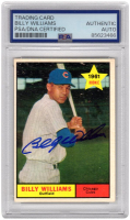 Billy Williams Signed 1961 Topps #141 RC (PSA) at PristineAuction.com