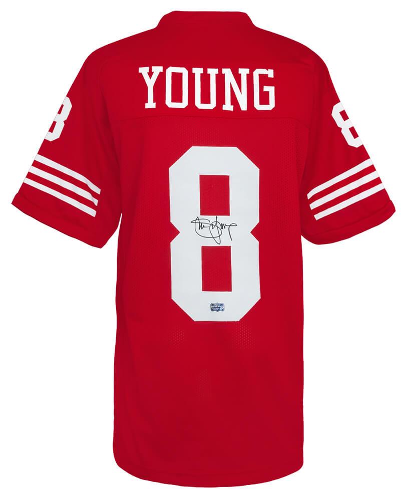 Steve Young Signed Jersey (Schwartz) at PristineAuction.com Steve Young Signed Jersey (Schwartz) at PristineAuction.com