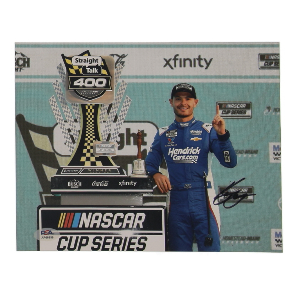 Kyle Larson Signed NASCAR 8x10 Photo (PSA) at PristineAuction.com