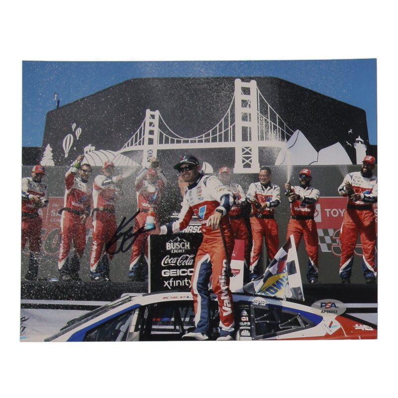 Kyle Larson Signed NASCAR 8x10 Photo (PSA) at PristineAuction.com Kyle Larson Signed NASCAR 8x10 Photo (PSA) at PristineAuction.com