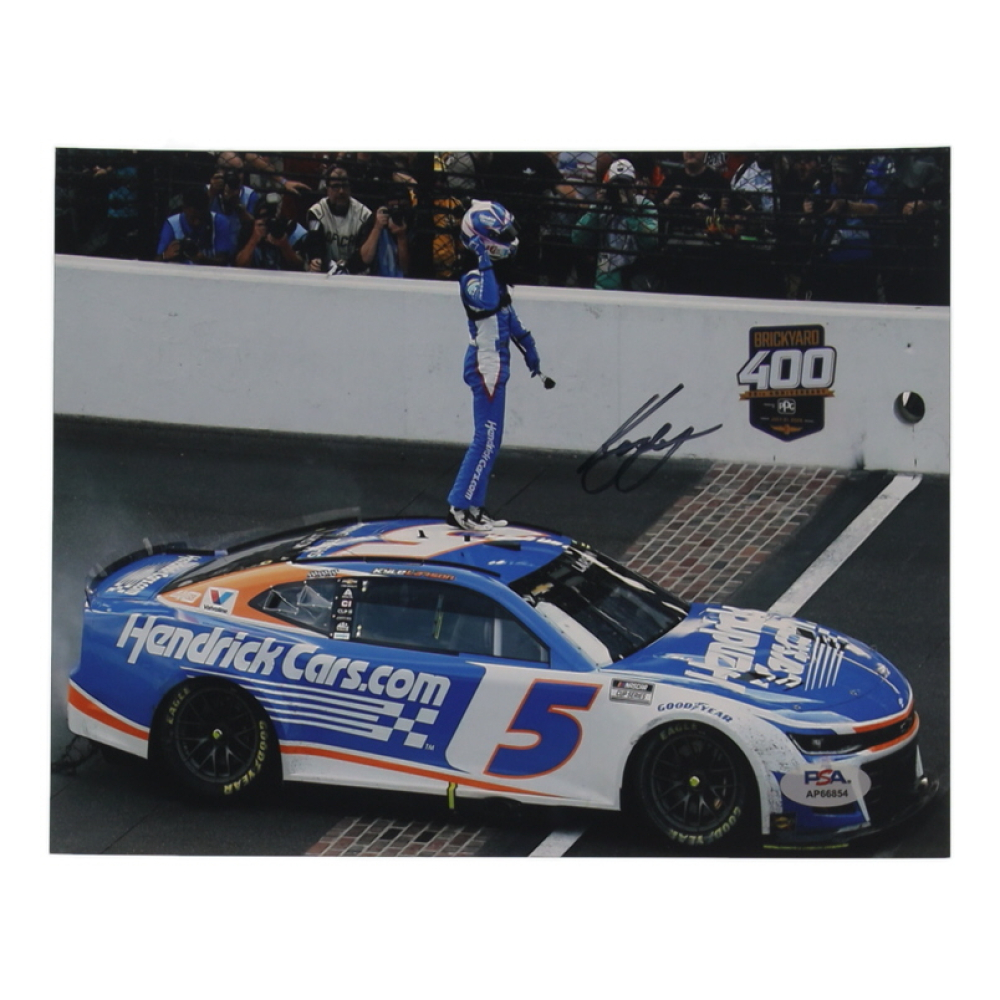 Kyle Larson Signed NASCAR 8x10 Photo (PSA) at PristineAuction.com