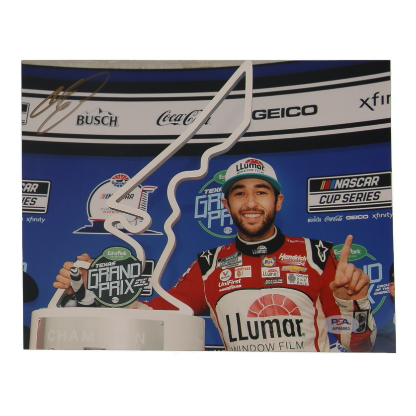 Chase Elliott Signed NASCAR 8x10 Photo (PSA) at PristineAuction.com Chase Elliott Signed NASCAR 8x10 Photo (PSA) at PristineAuction.com
