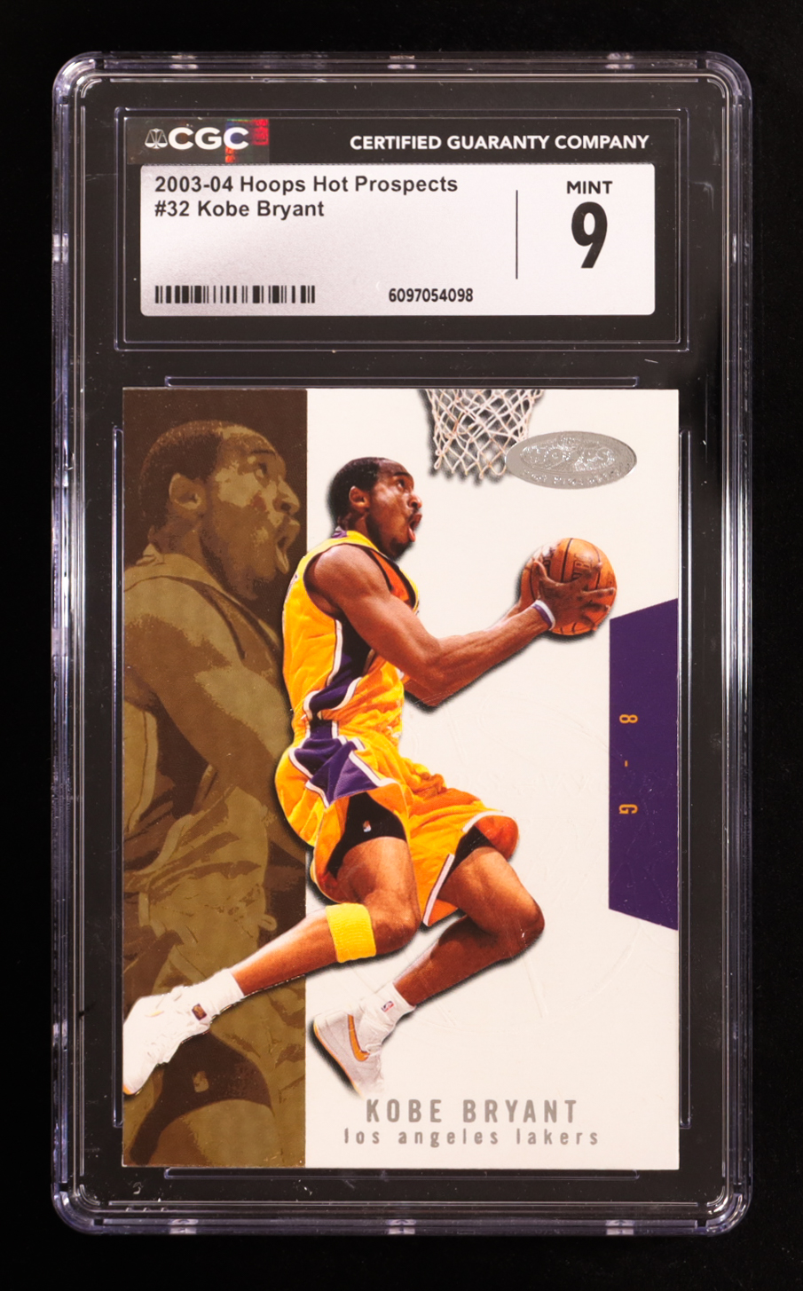 Kobe Bryant 2003-04 Hoops Hot Prospects #32 (CGC 9) at PristineAuction.com Kobe Bryant 2003-04 Hoops Hot Prospects #32 (CGC 9) at PristineAuction.com