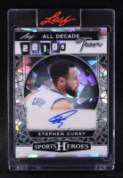 Steph Curry 2025 Leaf Sport Heroes All Decade Team 2010's Auto #D10-SC1 #5/30 at PristineAuction.com