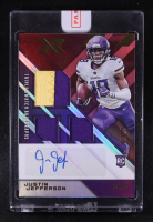 Justin Jefferson 2020 Panini XR Triple Swatch Autographs #211 RC #67/75 at PristineAuction.com