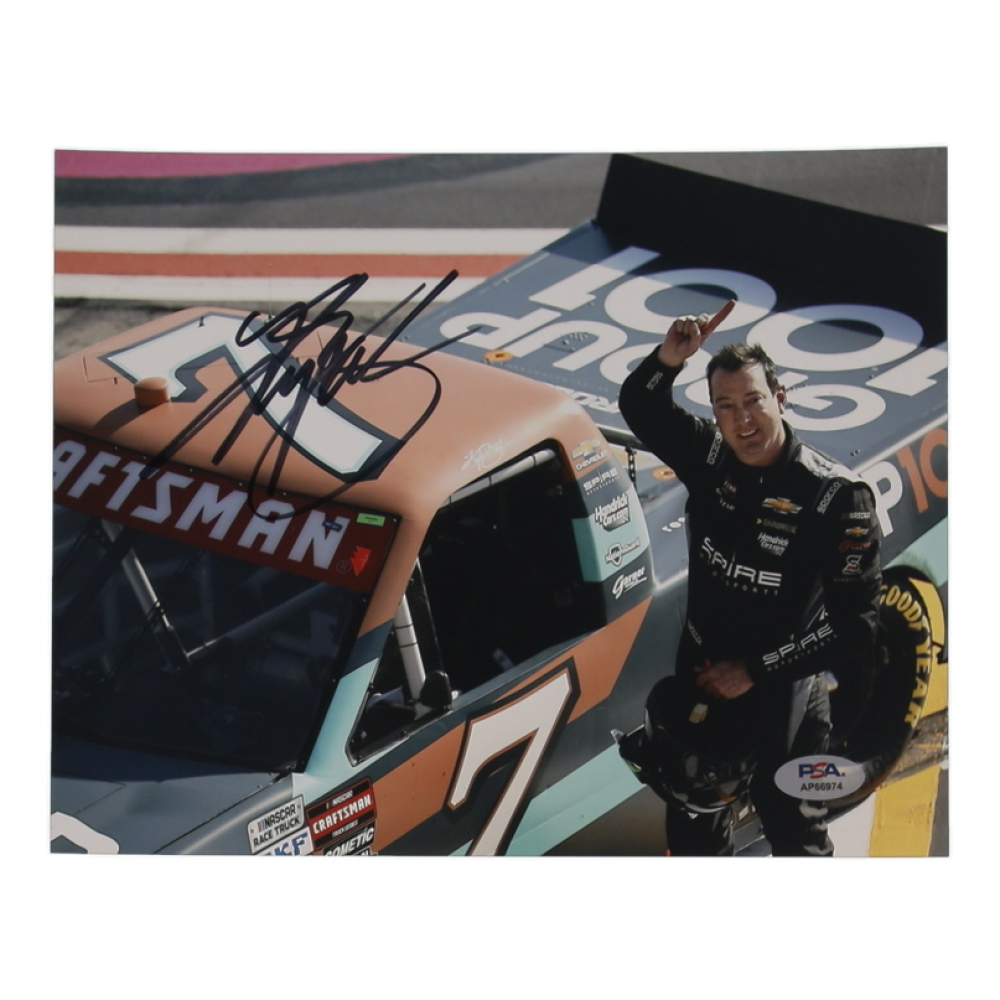 Kyle Busch Signed NASCAR 8x10 Photo (PSA) at PristineAuction.com