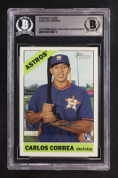 Carlos Correa 2015 Topps Heritage #563 RC (BGS Encapsulated) at PristineAuction.com