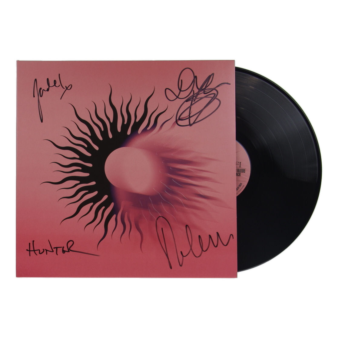 AFI "Silver Bleeds the Black Sun..." Vinyl Record Album Signed By (4) with Adam Carson, Davey Havok, Hunter Burgan & Jade Puget (JSA) at PristineAuction.com AFI "Silver Bleeds the Black Sun..." Vinyl Record Album Signed By (4) with Adam Carson, Davey Havok, Hunter Burgan & Jade Puget (JSA) at PristineAuction.com