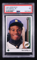 Ken Griffey Jr. 1989 Upper Deck Star Rookie #1 RC (PSA 7) at PristineAuction.com